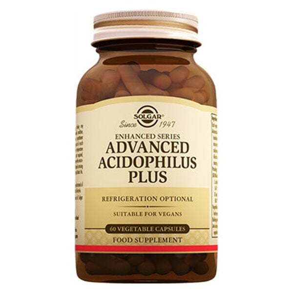 Solgar Advanced Acidophilus Plus 60 Kapsül