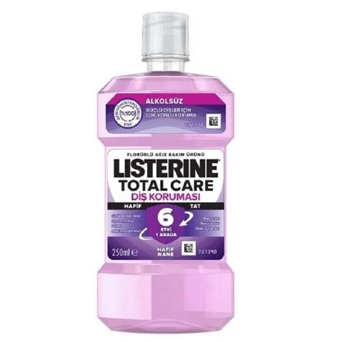 Listerine Total Care Diş Koruması Alkolsüz 250ml Hafif Nane