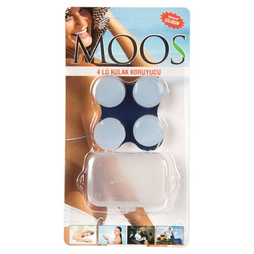 Moos Yumuşak Silikon Kulak Tıkacı 4 lü