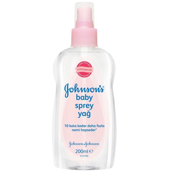 Johnson Johnson Baby Lightoil Sprey 200 ml