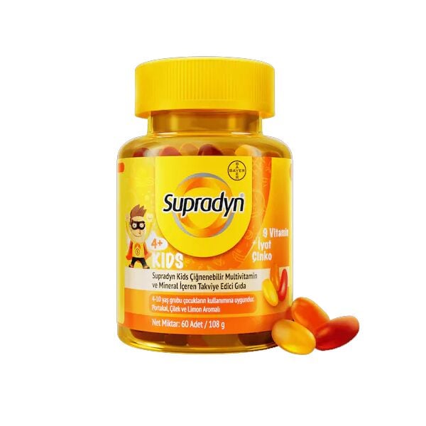 Supradyn Kids Multivitamin ve Mineral 60 Tablet