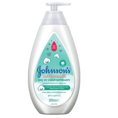 Johnson's Baby Cotton Touch Saç ve Vücut Şampuanı 300 ml