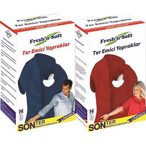 Fresh'n Soft 14'lü Ter Emici Yapraklar Koltuk Altı Pedi