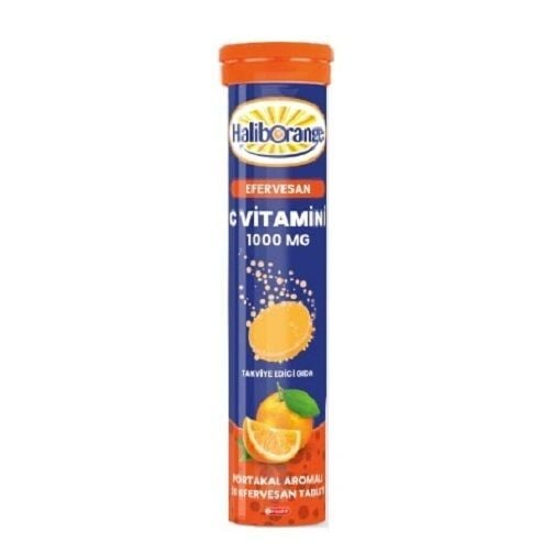 Haliborange C Vitamini Portakal Aromalı 20 Efervesan Tablet