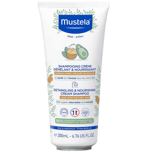 Mustela Detangling & Nourishing Cream Dolaşıklık Karşıtı Besleyici Şampuan 200 ml