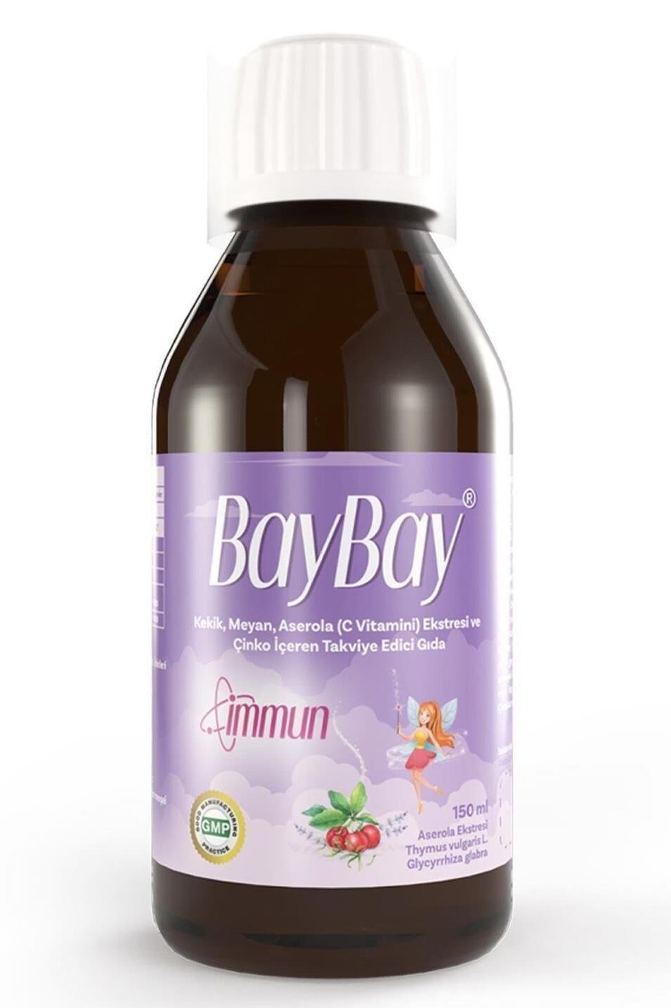 Baybay Immun Kekik Meyan Aserola İçeren Sıvı 150 ml