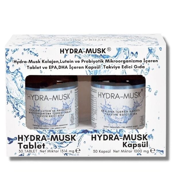 Hydra Musk Gıda Takviyesi 30 Tablet+30 Kapsül