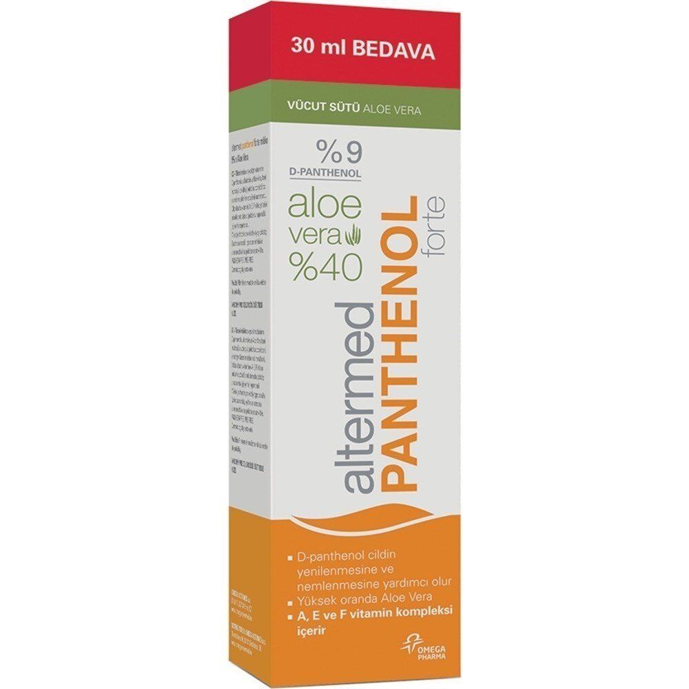 Altermed Panthenol Forte Vücut Sütü %9 Aloe Veralı 230 ml