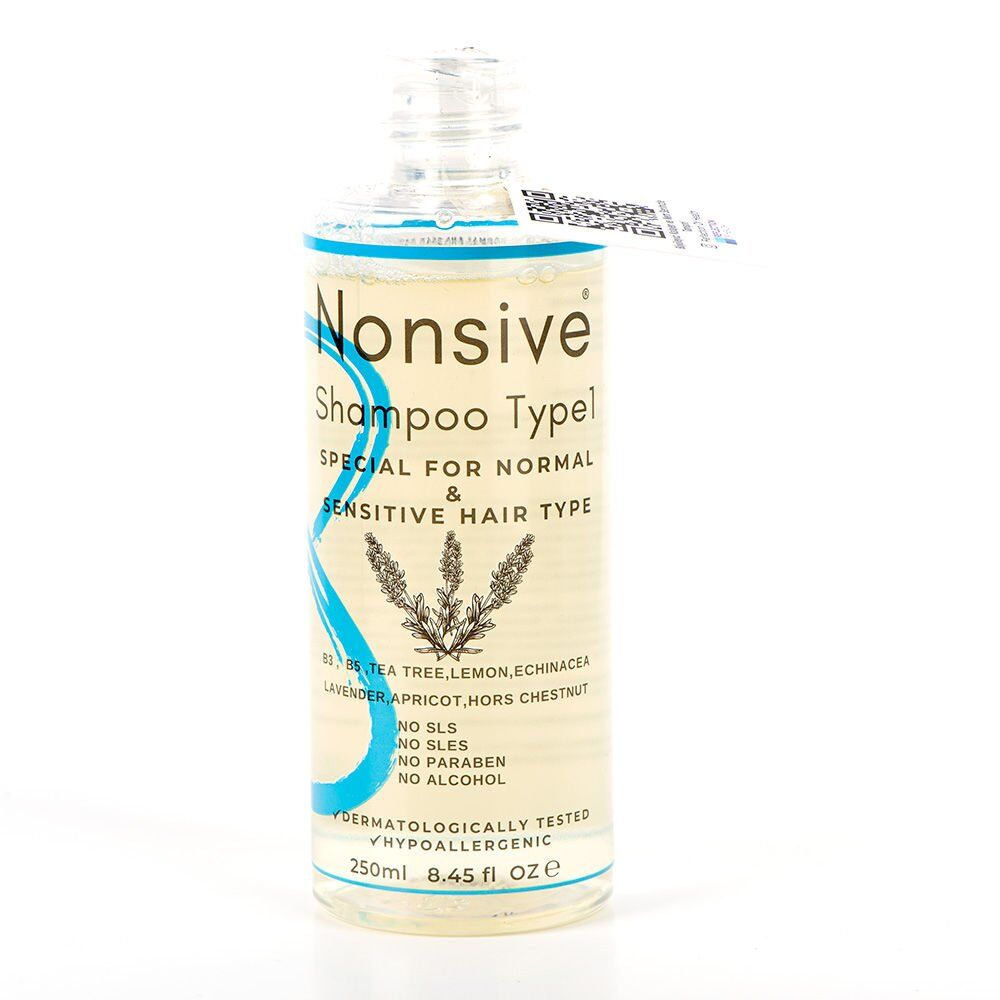 Nonsive Shampoo Type1 Normal ve Hassas Saçlara Özel Şampuan 250 ml
