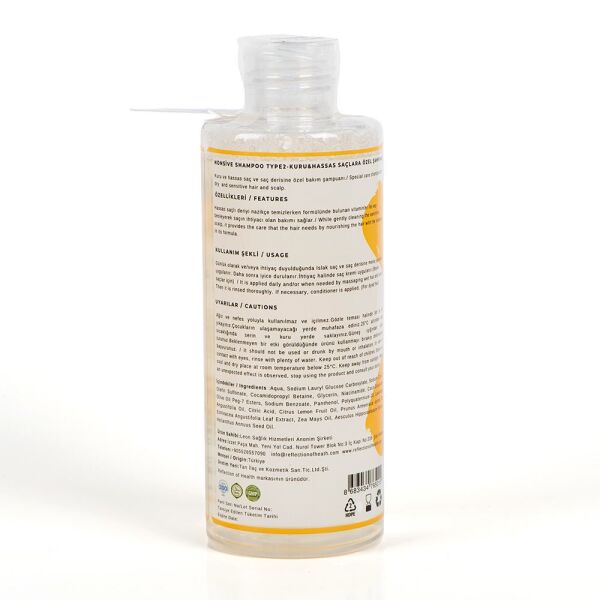 Nonsive Shampoo Type2 Kuru ve Hassas Saçlara Özel Şampuan 250 ml