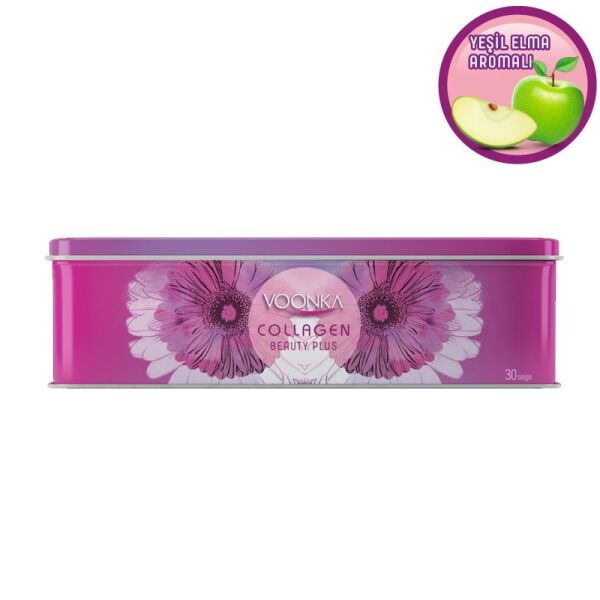 Voonka Collagen Beauty Plus 30 Saşe - Yeşil Elma Aromalı