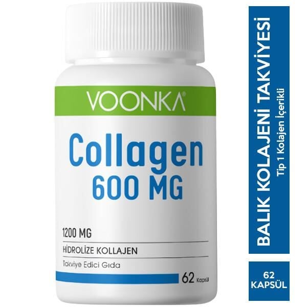 Voonka Collagen İçeren Takviye Edici Gıda 62 Kapsül