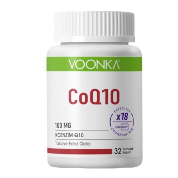 Voonka CoQ10 100 mg 32 Kapsül