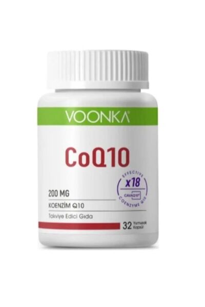 Voonka CoQ10 200 mg 30 Yumuşak Kapsül