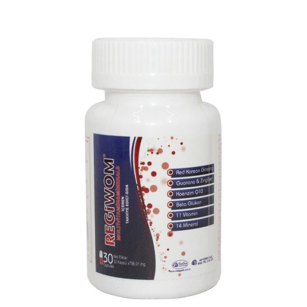 Regiwom Multivitamin Mineral 30 Kapsül