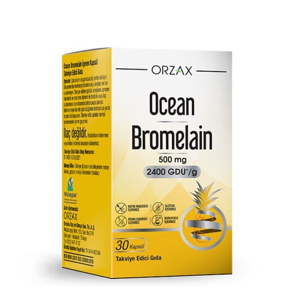 Ocean Bromelain 500 Mg 30 Kapsül