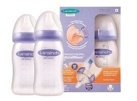 Lansinoh Natural Wave Biberon 2*240 ml