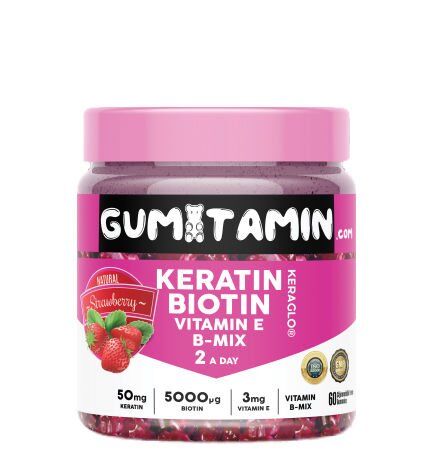 Gumitamin Keratin ve Biotin 60 Gummies