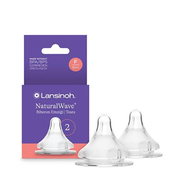 Lansinoh Natural Wave Biberon Emziği 2 li Hızlı Akış