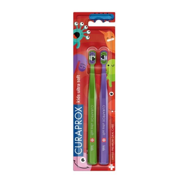 Curaprox Kids Çocuk Diş Fırçası Ultra Soft 4-12 Yaş 2 li