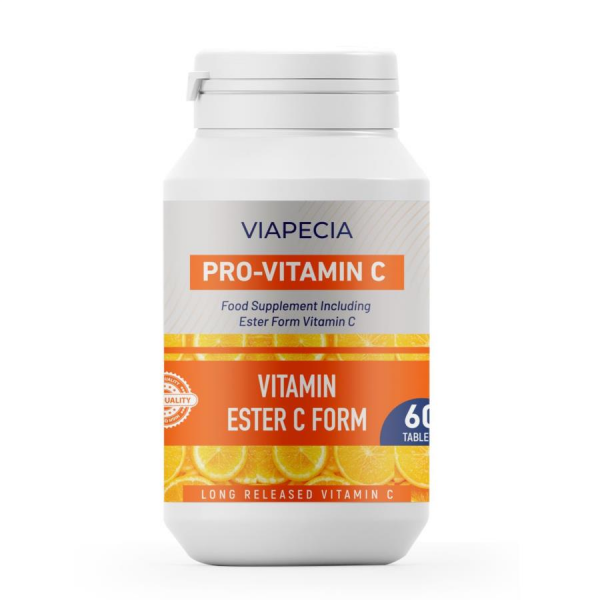 Viapecia Pro-Vitamin C Ester C 60 Tablet