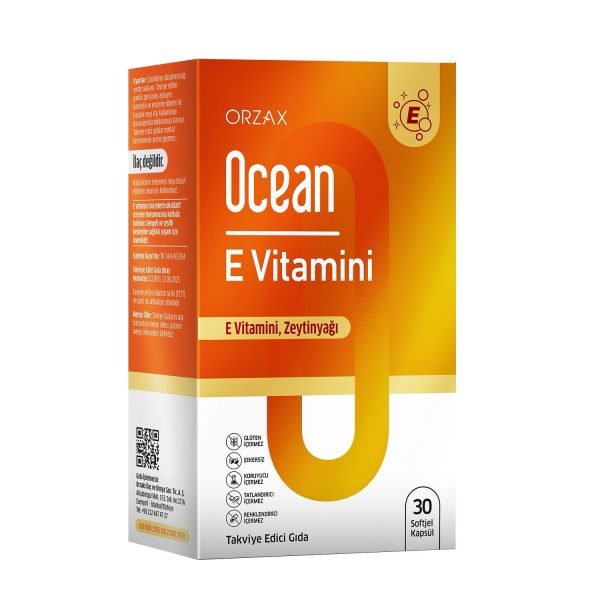 Ocean E Vitamini 30 Kapsül