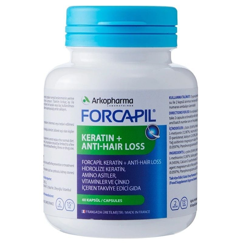 Arkopharma Forcapil Keratin Anti Hair Loss 60 Kapsül