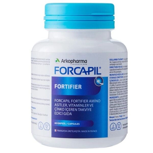 Arkopharma Forcapil Fortifier Çinko İçeren Takviye Edic Gıda 60 Kapsül