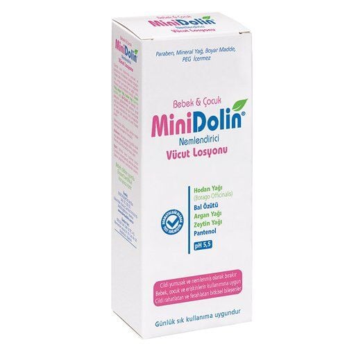 Minidolin Bebek & Çocuk Nemlendirici Vücut Losyonu 250ml