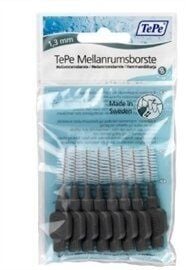 Tepe Diş Arası Fırçası 1.3 mm Gri 8 li