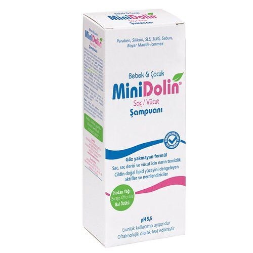 Minidolin Bebek & Çocuk Saç ve Vücut Şampuanı 250ml