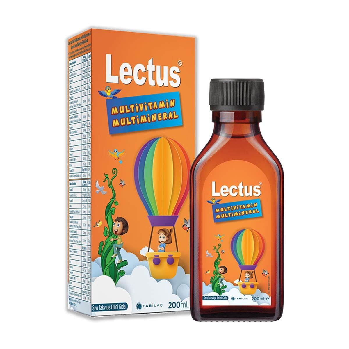 Lectus Multivitamin Multimineral Şurup 200 mL
