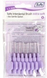 Tepe Ekstra Soft Yumuşak Arayüz Fırçası 1.1 mm Mor 8 li