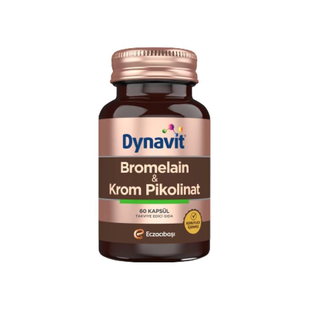 Dynavit Bromelain Krom Pikolinat 60 Kapsül