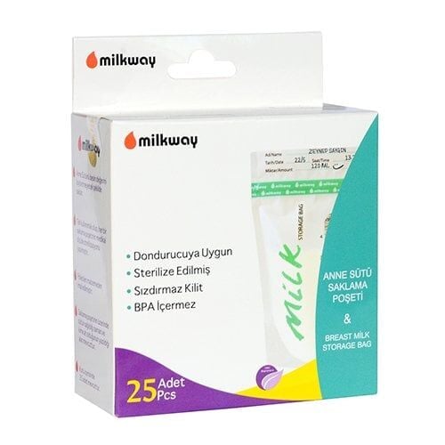 Milkway Süt Saklama Poşeti 25 li