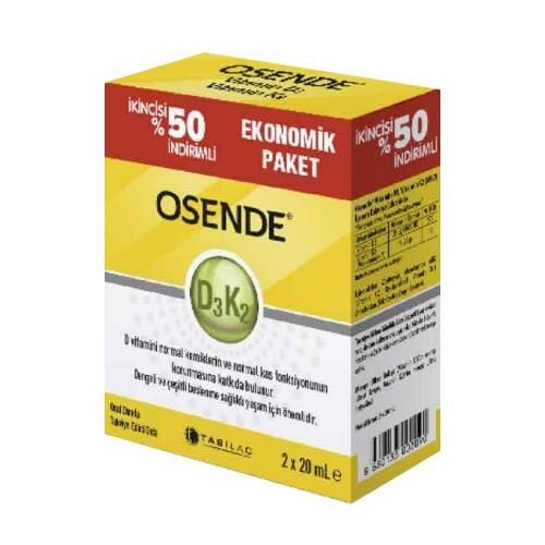 Osende D3K2 Damla 2.si %50 indirimli