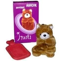 Sevimli Yumuşak Peluş Kaplı Sıcak Su Torbası  AYICIK