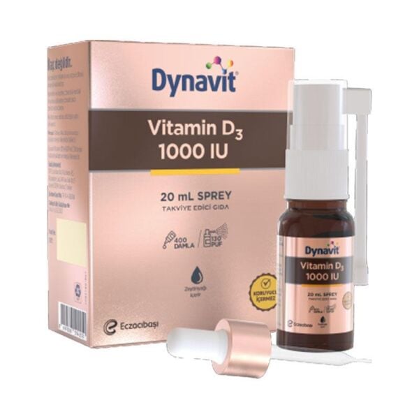 Dynavit Vitamin D3 1000 IU Sprey 20 ml
