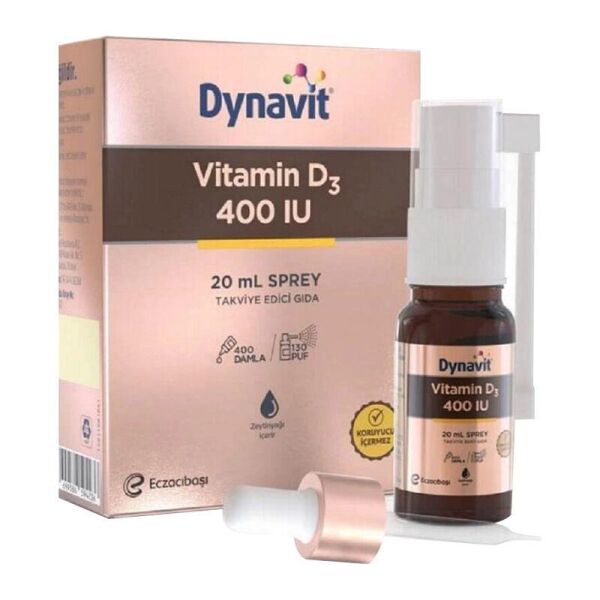Dynavit Vitamin D3 400 IU Sprey 20 ml