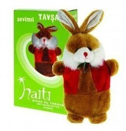 Sevimli Yumuşak Peluş Kaplı Sıcak Su Torbası TAVŞAN