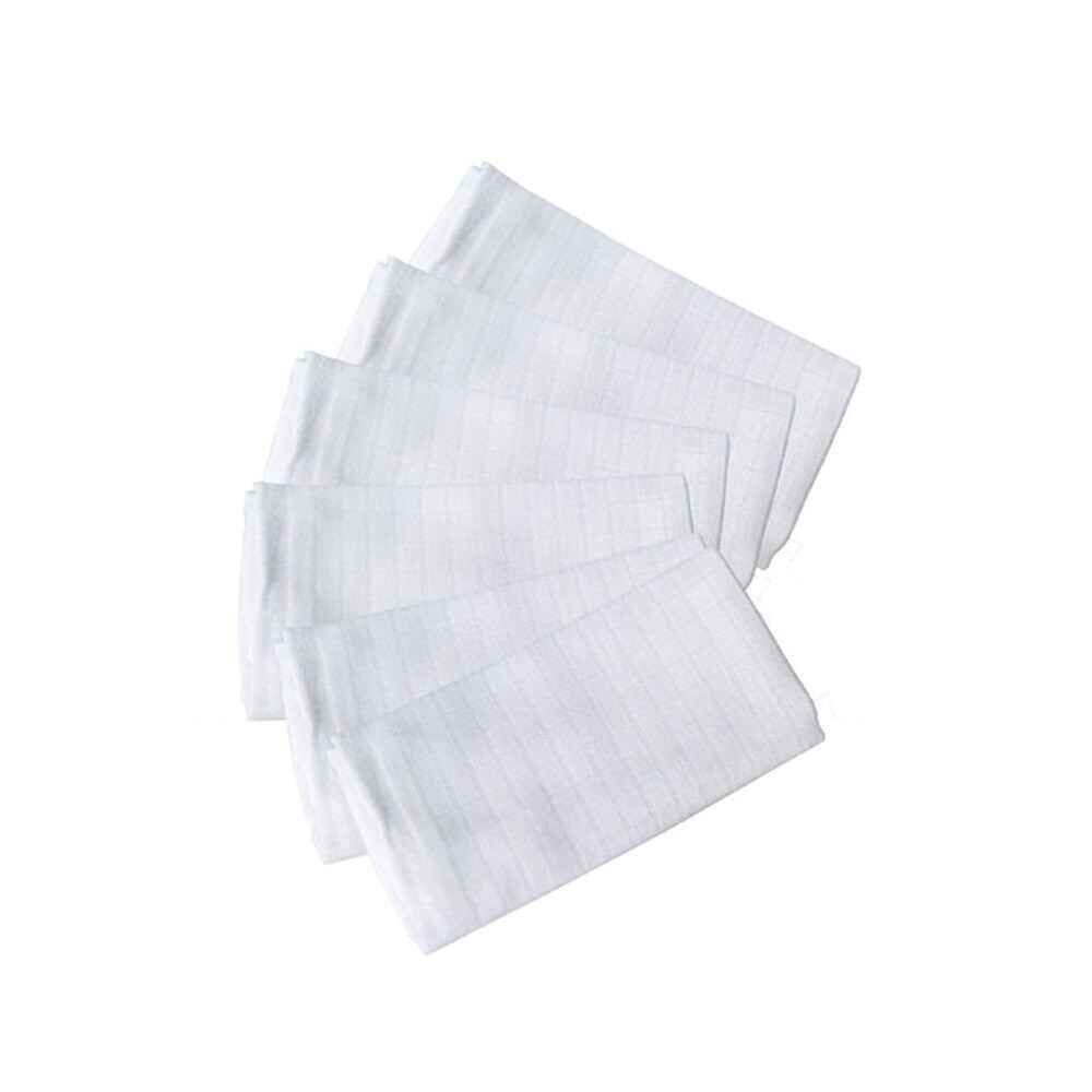 Mycey Ağız Bezi Müslin Kumaş 6'lı Beyaz Set