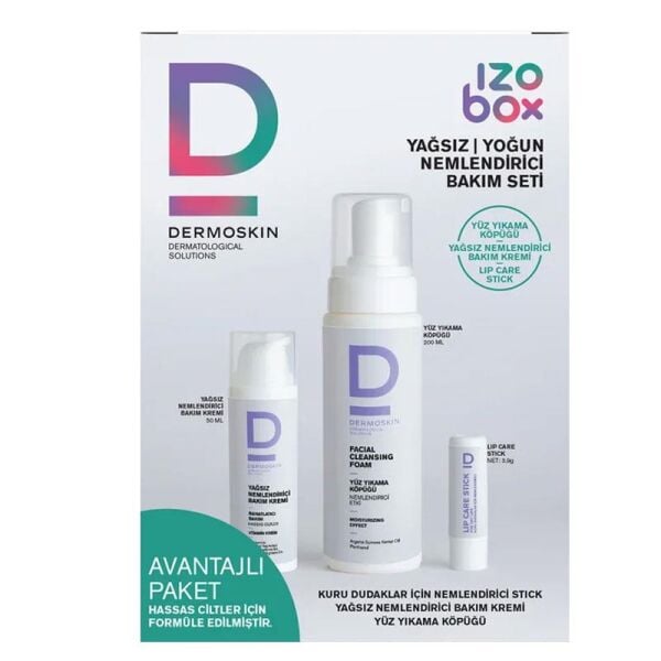 Dermoskin Izobox Yağsız Yoğun Nemlendirme Bakım Seti