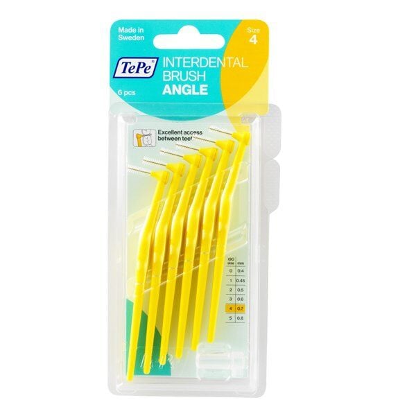 Tepe Angle Arayüz Diş Fırçası Sarı 0.7 mm  6 lı
