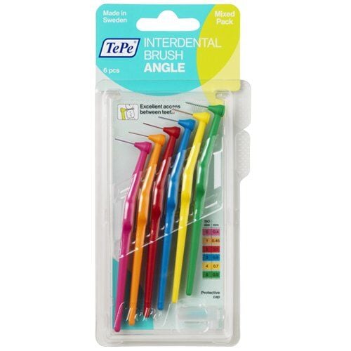 Tepe Angle Arayüz Diş Fırçası Karışık 6 lı