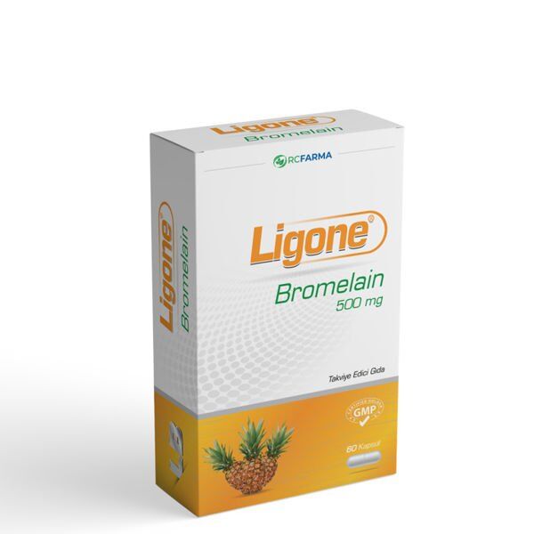 Ligone Bromelain 500mg 60 Kapsül