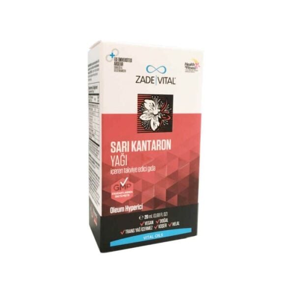 Zade Vital Sarı Kantaron Yağı 20ml