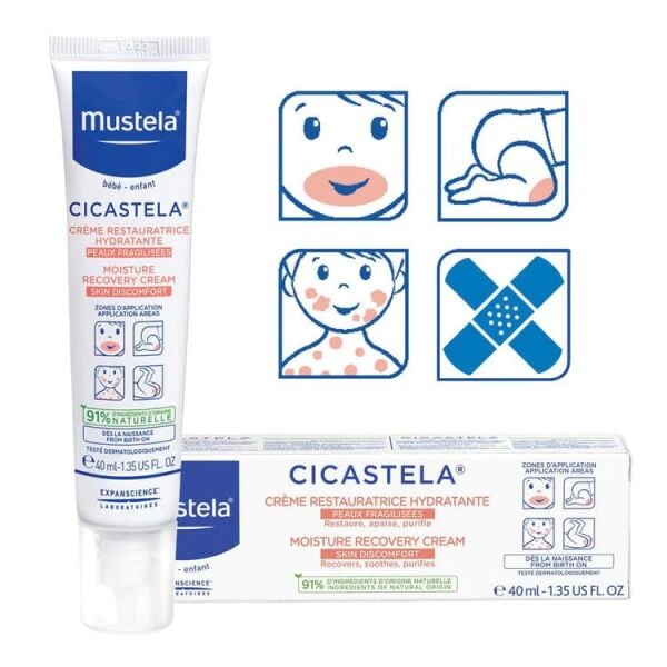 Mustela Cicastela Onarıcı Krem 40 ml