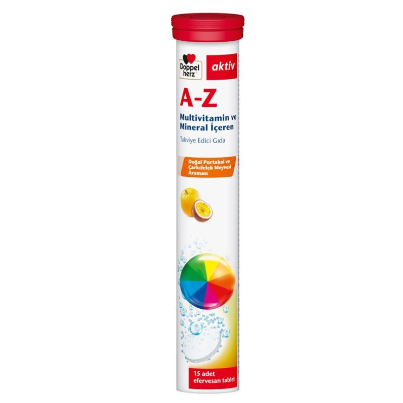 Doppelherz Aktiv A-Z Multivitamin ve Mineral 15 Efervesan Tablet