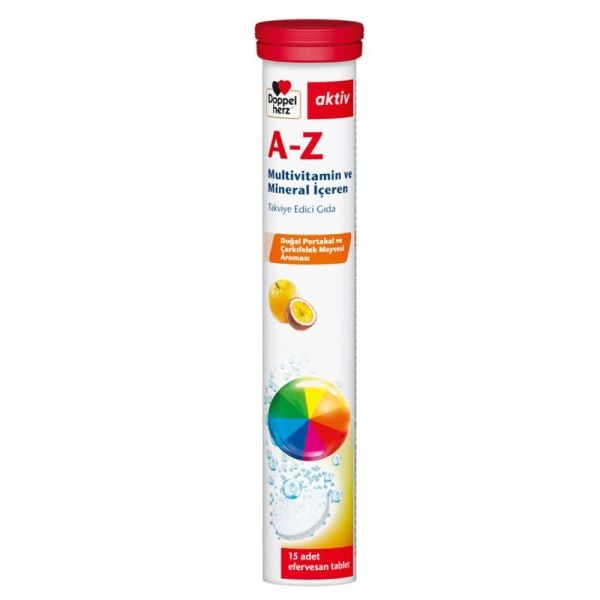 Doppelherz Aktiv A-Z Multivitamin ve Mineral 15 Efervesan Tablet