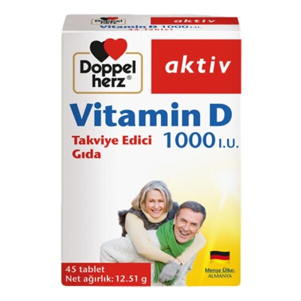 DoppelHerz Vitamin D 1000 IU 45 Tablet